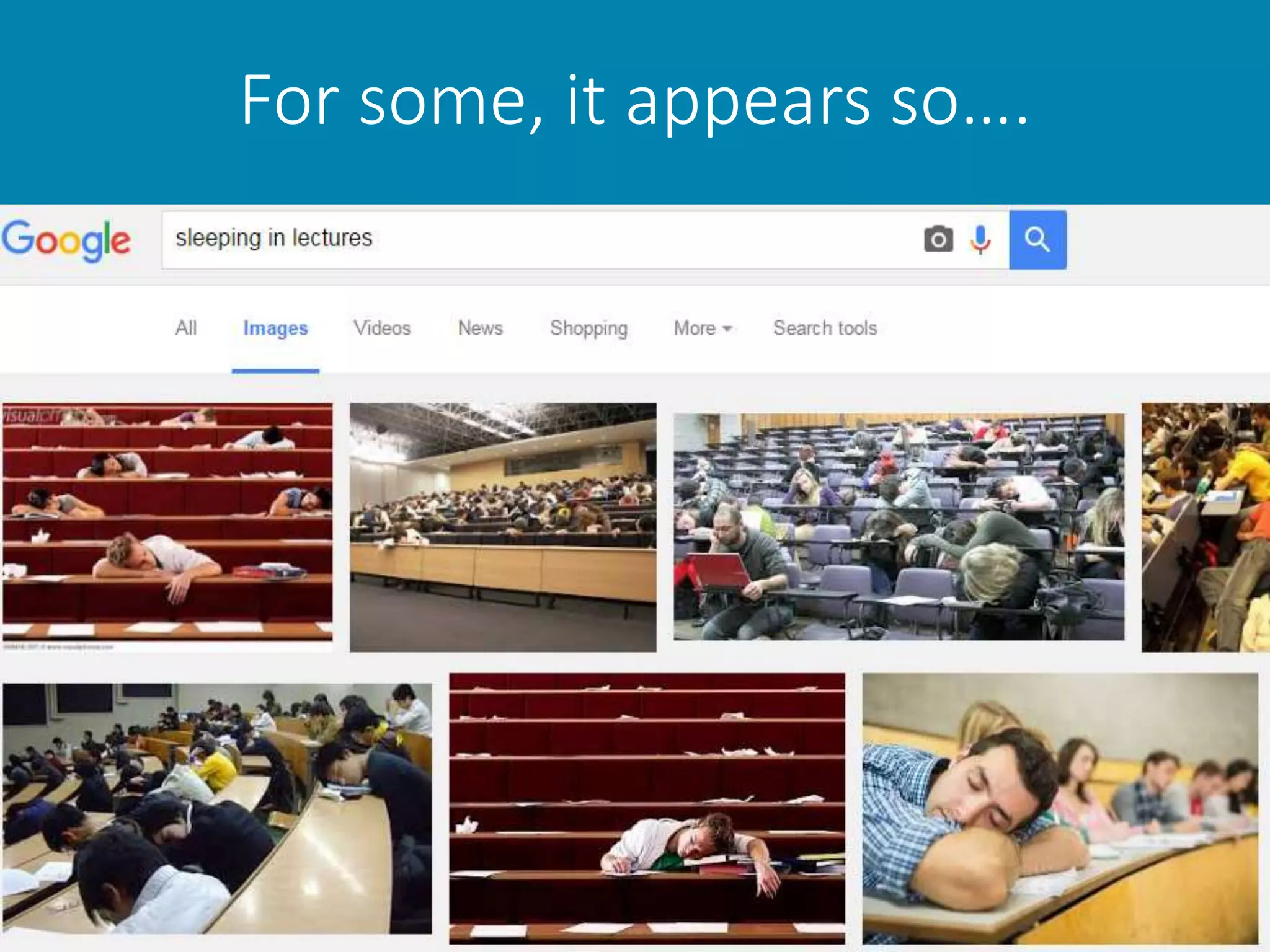 For some, it appears so….
 