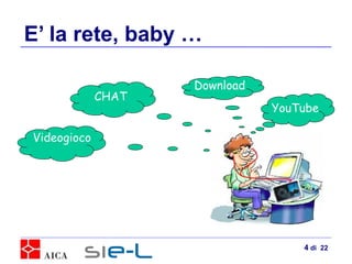 E’ la rete, baby … CHAT Videogioco Download YouTube  di  22 