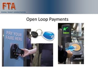 FEDERAL TRANSIT ADMINISTRATION



                                 Open Loop Payments
 