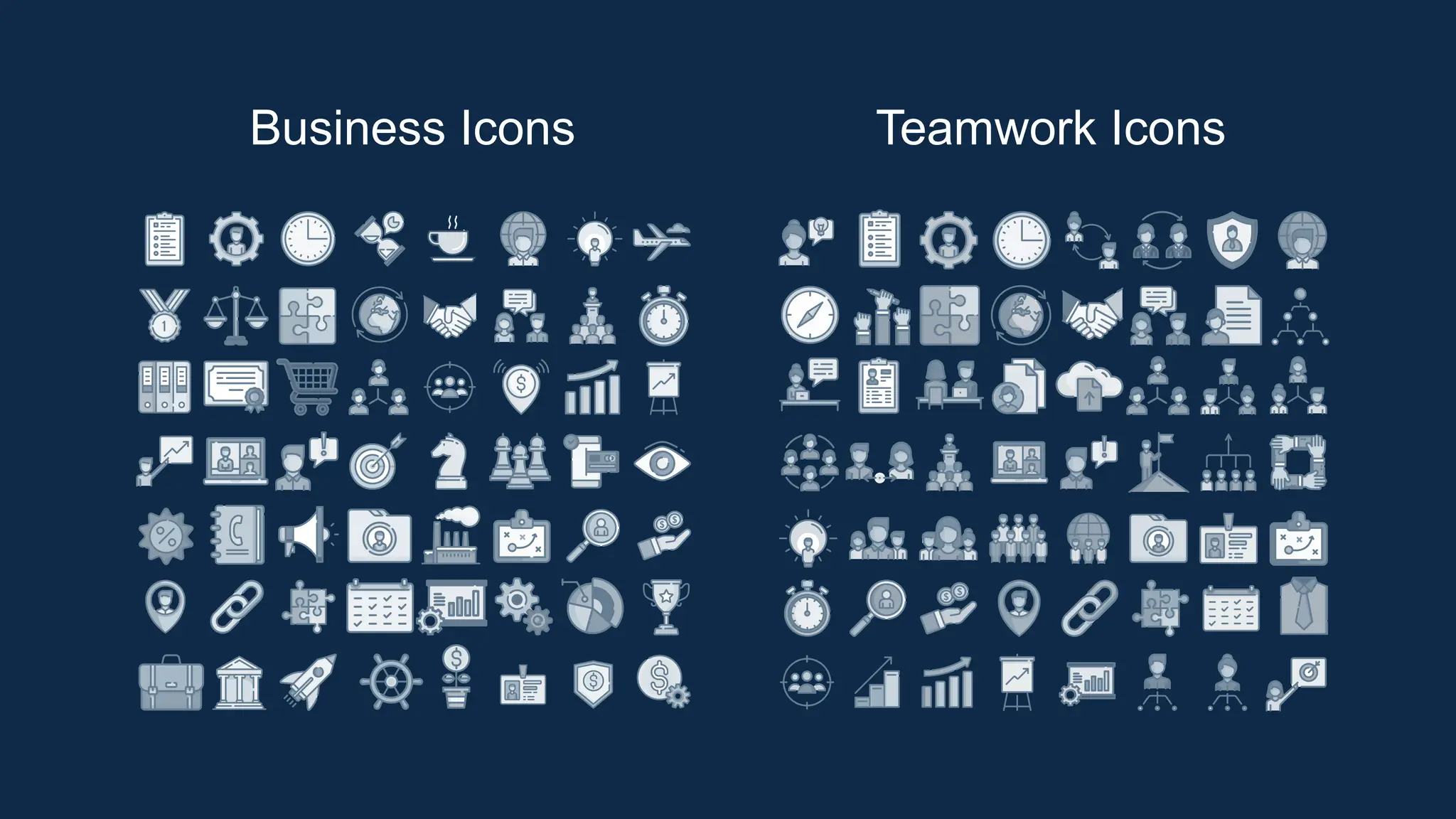 Business Icons Teamwork Icons
 