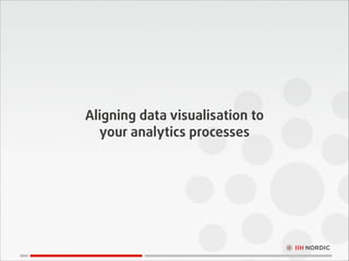 Aligning data visualisation to
your analytics processes

 