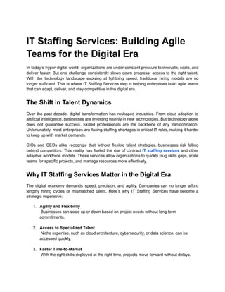 IT Staffing Services_ Building Agile Teams for the Digital Era.pdf