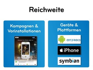 Reichweite

 Kampagnen &         Geräte &
Vorinstallationen   Plattformen
 