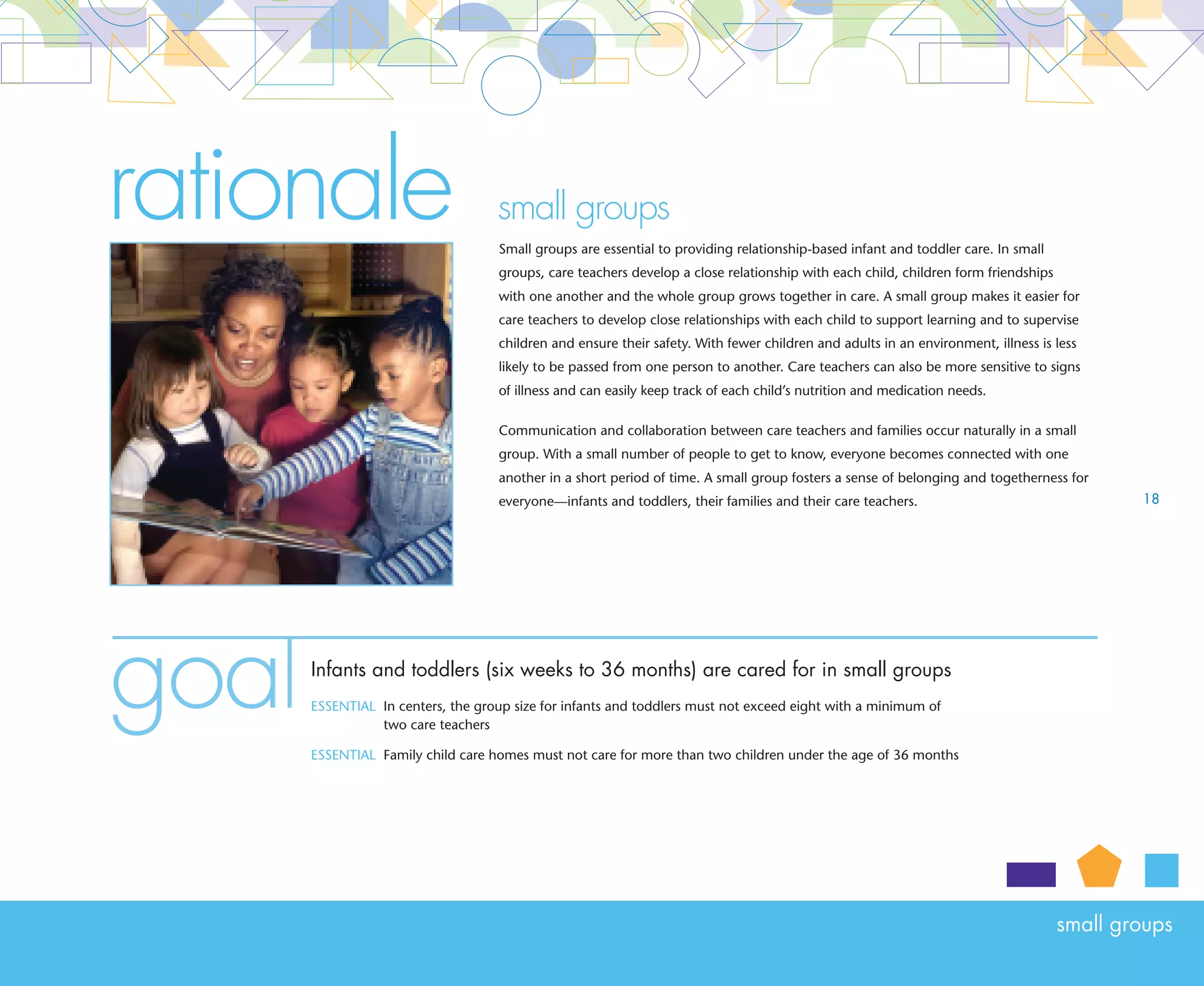individualized care
i need a special friend to care for me.
                                                         19
i need a person i get to know well and
a person who gets to know me well.
i need someone who knows what
i like to eat, how sensitive i can
be during diaper changes
and how i need to be
comforted to fall asleep.


                                          individualized care
 