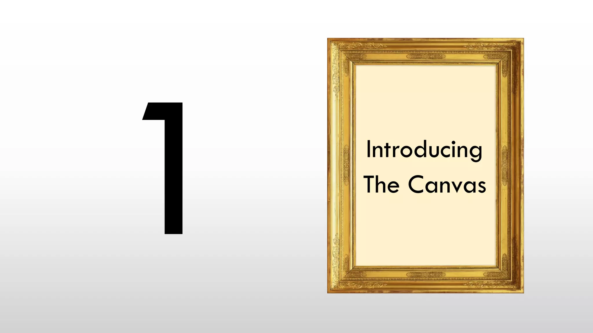 Introducing
The Canvas
 