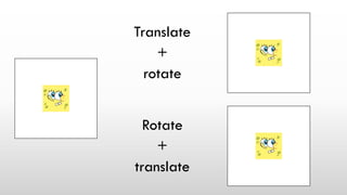 Translate
+
rotate
Rotate
+
translate
 