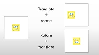 Translate
+
rotate
Rotate
+
translate
 