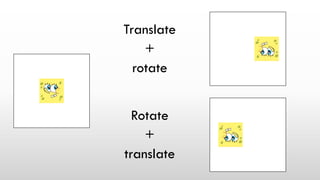 Translate
+
rotate
Rotate
+
translate
 
