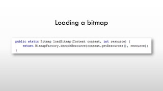 Loading a bitmap
 