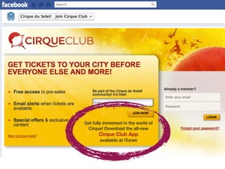 Get fully immersed in the world of
 Cirque! Download the all-new
       Cirque Club App
       available at iTunes
 