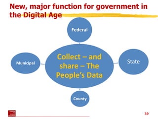 New, major function for government in the Digital Age 