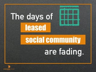 The days of
leased
are fading.
social community
 