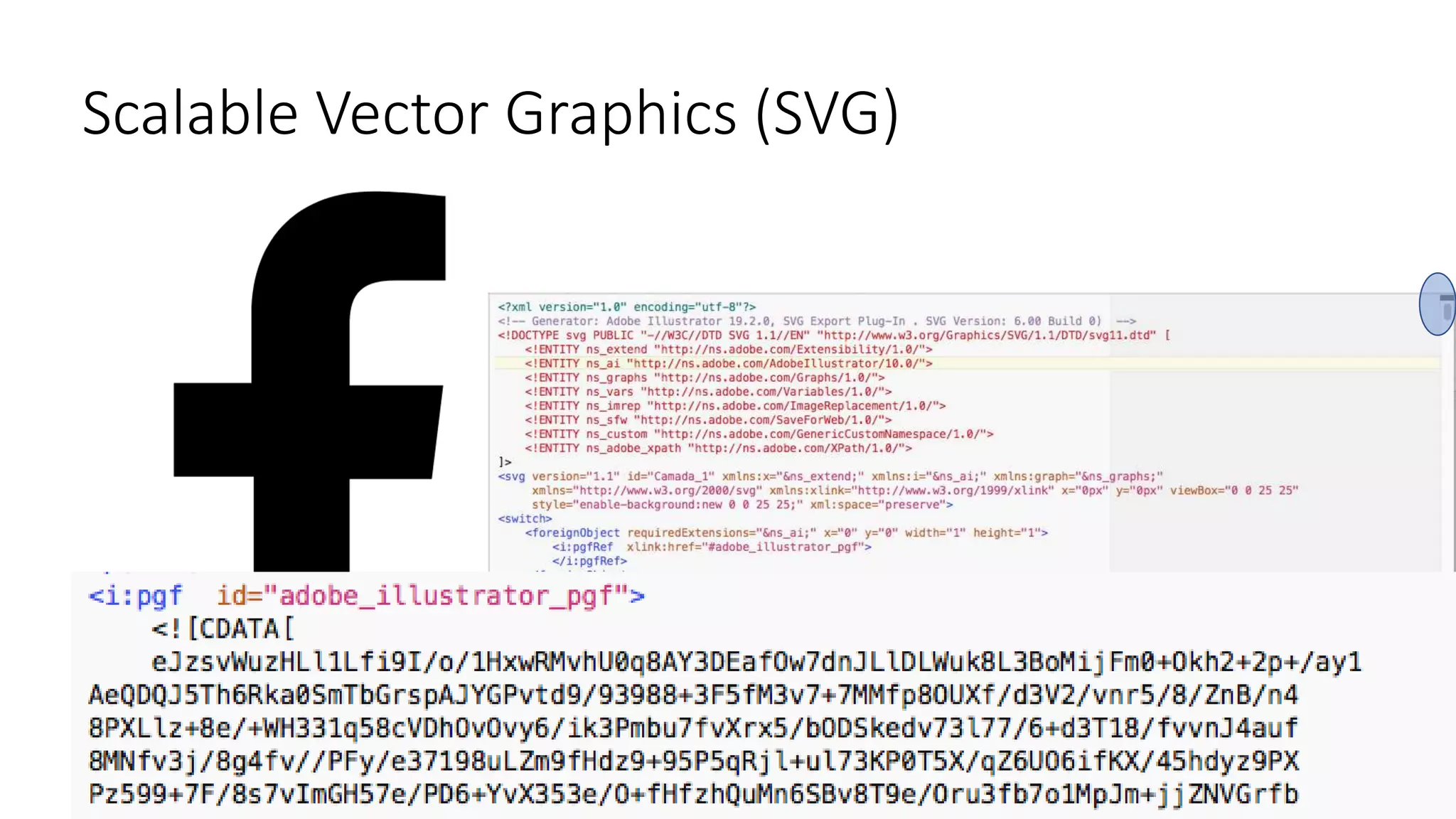 Scalable Vector Graphics (SVG)
 