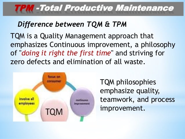 total productive maintanance total productive maintanance