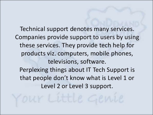 What Is Technical Support What Are Its Different Levels