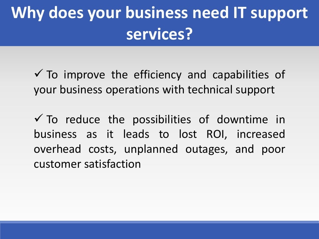IT Support Services To Ensure Your Business Success and Growth