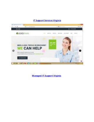IT Support Services Virginia
Managed IT Support Virginia
 