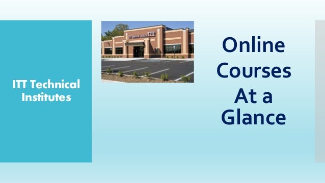 itt tech online courses costs student aid itt tech student portal