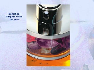 Promotion –
Graphic inside
   the store
 