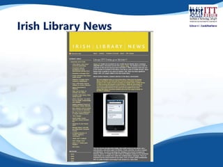 Irish Library News 
 