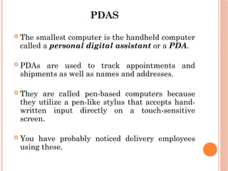 Pda Compter Science Comprehensive Introduction to Computers and ICT Fundamentals | PPTX
