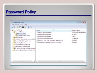 Password Policy 