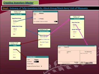 Inventory In Tally Problem tally.erp9
