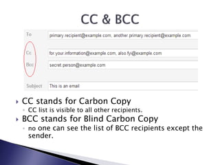 Cc Copy Example Basic Concepts Of Information Technology (IT) | PPTX
