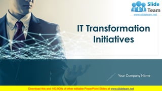 IT Transformation Initiatives PowerPoint Presentation Slides | PPT