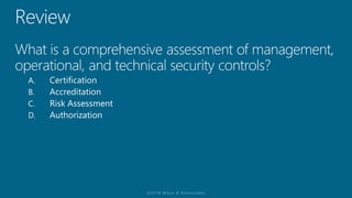 Isc2 Risk Management Understanding the Risk Management Framework & (ISC)2 CAP Module 2 ...