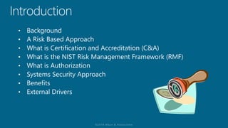 Isc Risk Management Process Understanding the Risk Management Framework & (ISC)2 CAP Module 2 ...