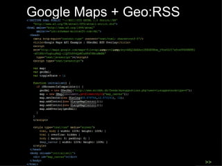 Findvej.dk/smiley Google Maps + Geo:RSS >> 