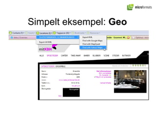 Simpelt eksempel:  Geo 