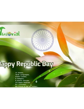 iTutorial wishing all of you a HAPPY REPUBLIC DAY