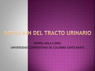 ANDRES AVILA CURIEL
UNIVERSIDAD COOPERATIVAD DE COLOMBIA SANTA MARTA
 