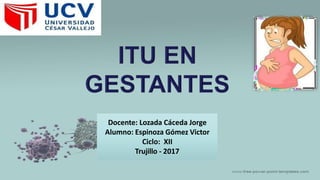 Docente: Lozada Cáceda Jorge
Alumno: Espinoza Gómez Victor
Ciclo: XII
Trujillo - 2017
 