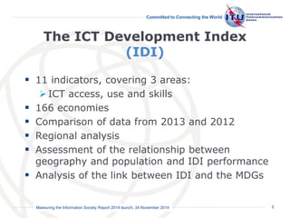 Measuring the Information Society 2014 report overview | PPTX