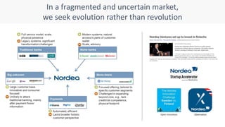 In a fragmented and uncertain market,
we seek evolution rather than revolution
Open innovation Observation
 