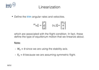 Flight Stability and Control of Aircraft Nonlinear Equation of Motions ...