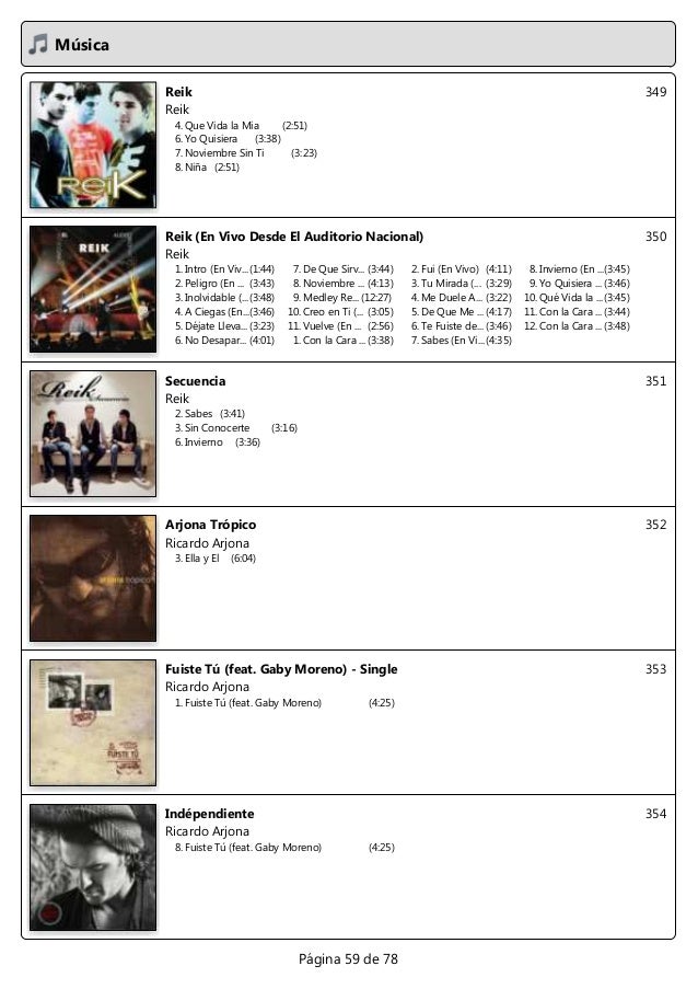 Biblioteca Itunes
