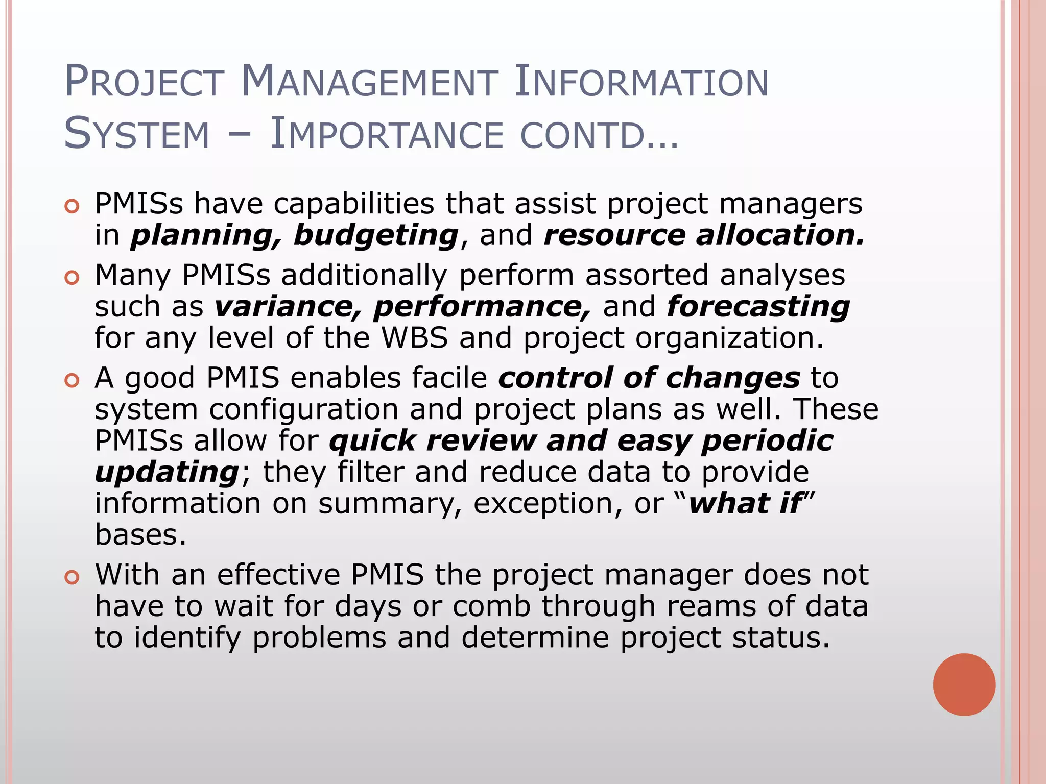 project management information system | PPTX