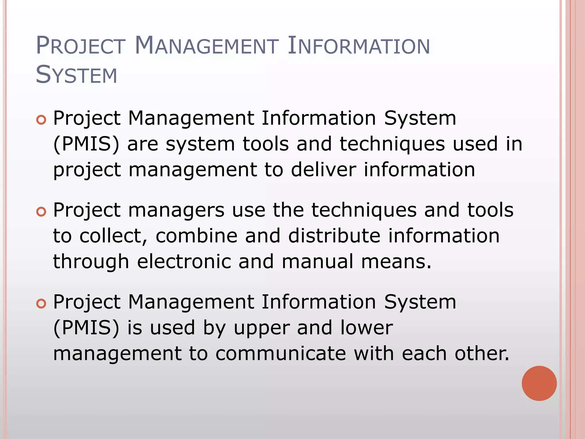 project management information system | PPTX