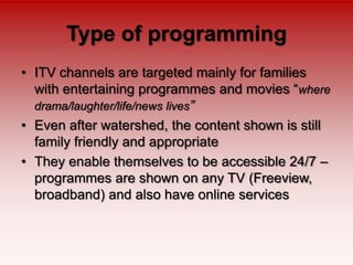 Itv Programs Guide ITV Presentation | PPTX