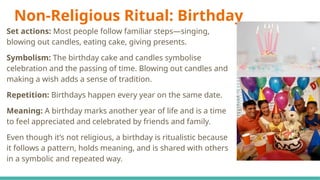 Non Religoius Rituals Pilgrim Journeys, Pilgrimage examples and Rituals PowerPoint | PPTX