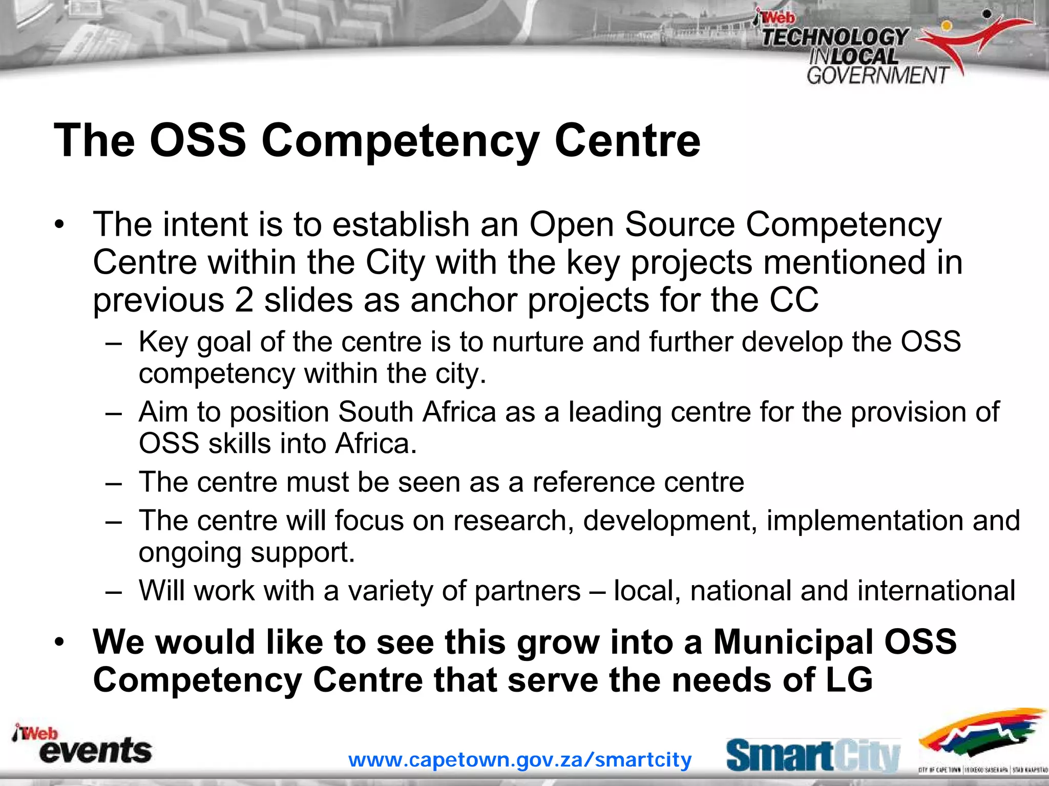 ITWeb Conference June06 Open Source for Local Government