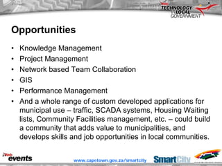 ITWeb Conference June06 Open Source for Local Government