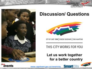 ITWeb Conference June06 Open Source for Local Government