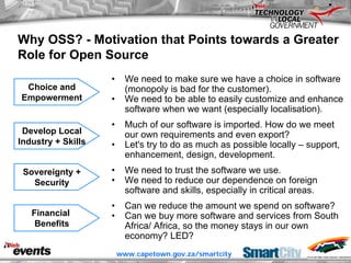 ITWeb Conference June06 Open Source for Local Government