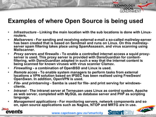 ITWeb Conference June06 Open Source for Local Government