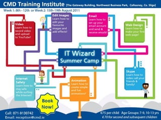 IT Wizard Summer Camp Leaflet